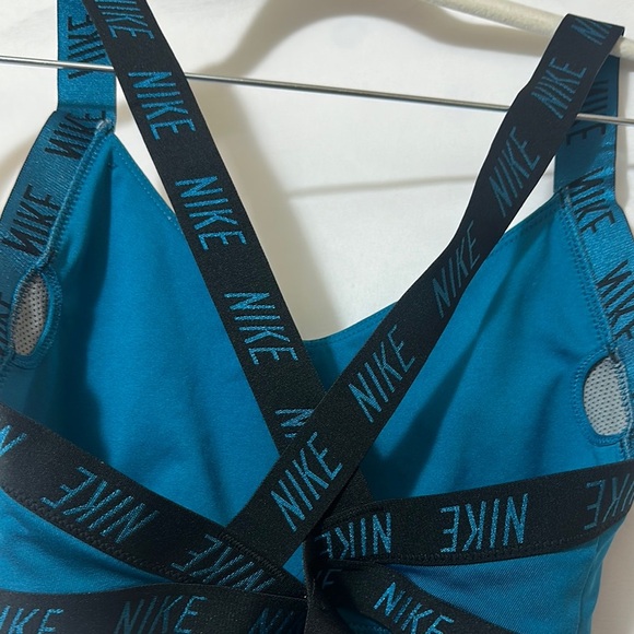 Nike Blue and Black Racerback Sports Bra - Picture 6 of 8